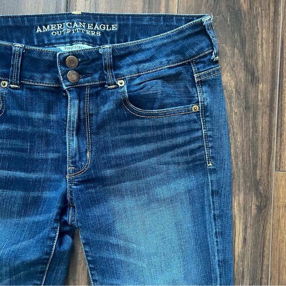 American Eagle Outfitters “Artist Crop” Super Stretch Jeans – Size 10 (Regular) - Picture 2 of 8